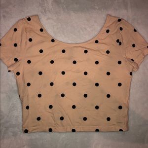 H&M Polka Dot Crop Top